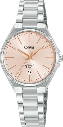LORUS Damen Analog Quarz Uhr mit Edelstahl Armband RJ269BX9 von Lorus