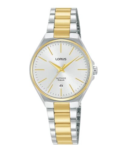 LORUS Damen Analog Quarz Uhr mit Edelstahl Armband RJ270BX9 von Lorus