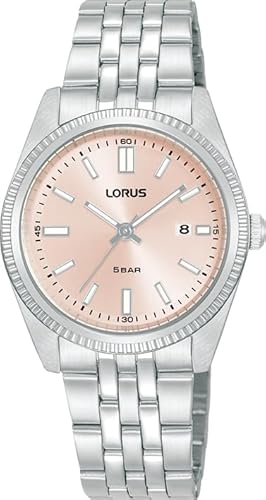 Lorus Damen Analog Quarz Uhr mit Edelstahl Armband RJ277BX9 von Lorus