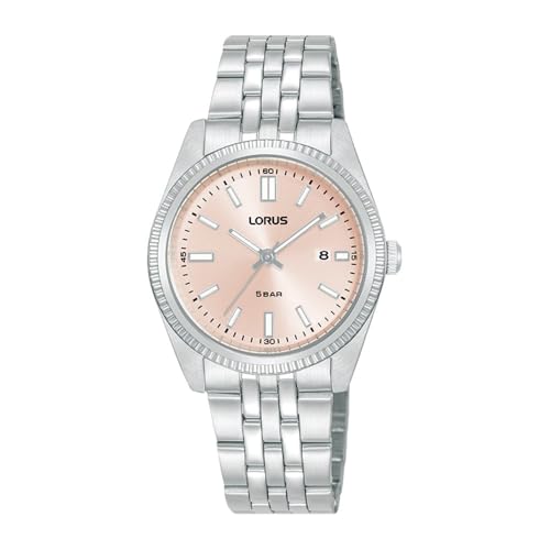 LORUS Damen Analog Quarz Uhr mit Edelstahl Armband RJ277BX9 von Lorus
