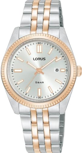 Lorus Damen Analog Quarz Uhr mit Edelstahl Armband RJ282BX9 von Lorus