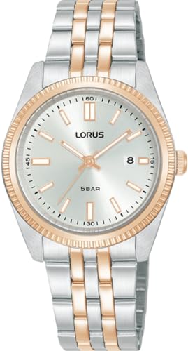 Lorus Damen Analog Quarz Uhr mit Edelstahl Armband RJ282BX9 von Lorus