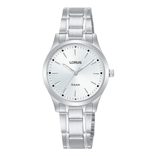 LORUS Damen Analog Quarz Uhr mit Edelstahl Armband RRX31JX9 von LORUS