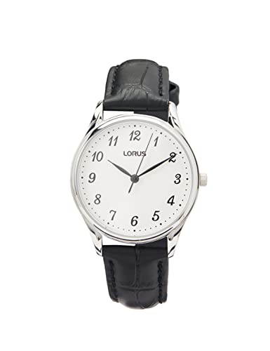 LORUS Damen Analog Quarz Uhr mit Leder Armband RG231UX9 von Lorus