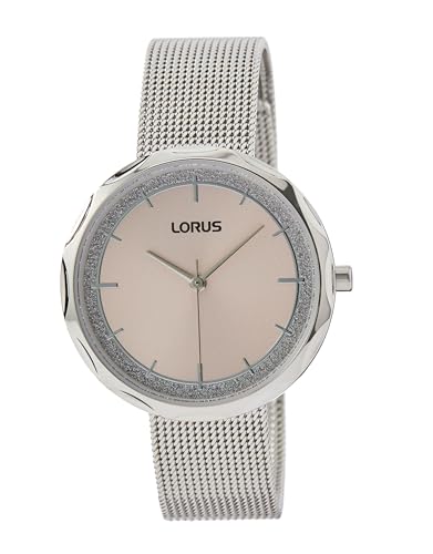 Lorus Damen Analog Quarz Uhr mit Metall Armband RG239WX9 von Lorus