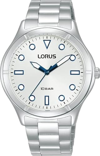 Lorus Damen Analog Quarz Uhr mit Metall Armband RG243VX9 von Lorus