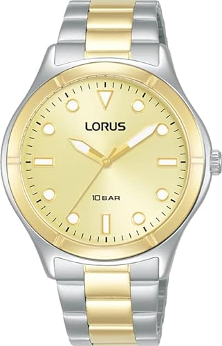 Lorus Damen Analog Quarz Uhr mit Metall Armband RG244VX9 von Lorus