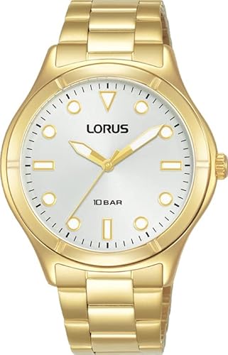 Lorus Damen Analog Quarz Uhr mit Metall Armband RG248VX9 von Lorus