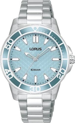 Lorus Damen Analog Quarz Uhr mit Metall Armband RG251VX9 von Lorus