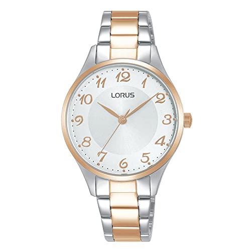 LORUS Damen Analog Quarz Uhr mit Metall Armband RG272VX9 von Lorus