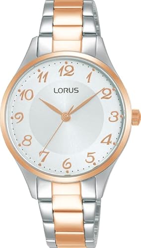 Lorus Damen Analog Quarz Uhr mit Metall Armband RG272VX9 von Lorus