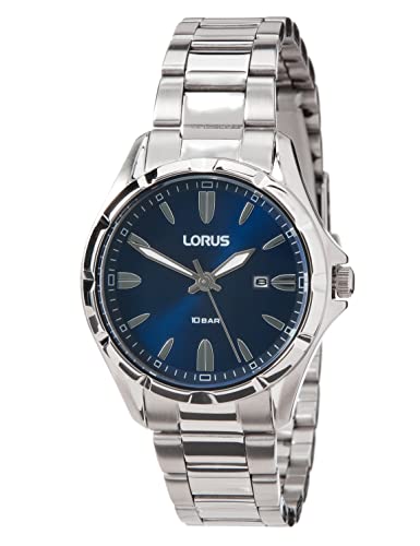 Lorus Damen Analog Quarz Uhr mit Metall Armband RJ253BX9 von Lorus