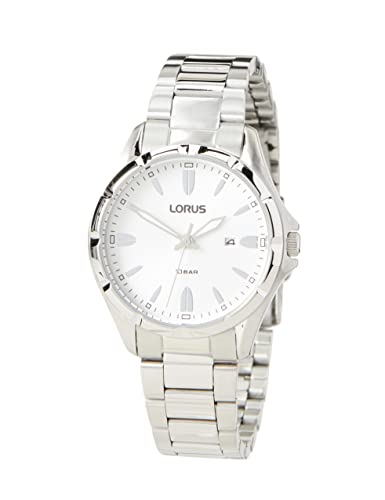 Lorus Damen Analog Quarz Uhr mit Metall Armband RJ255BX9 von Lorus