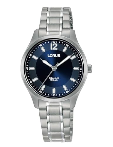 LORUS Damen Analog Quarz Uhr mit Titan Armband RG235XX9 von Lorus
