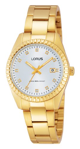 Lorus Damen-Armbanduhr XS Classic Analog Quarz Edelstahl beschichtet RJ282AX9 von Lorus