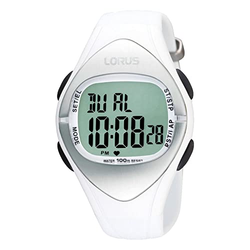 Lorus Damen Digital Quarz Uhr mit Gummi Armband R2301FX9 von Lorus