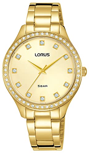 Lorus Damen Uhr analog Quarzwerk mit Edelstahl Armband RG284RX9 von Lorus