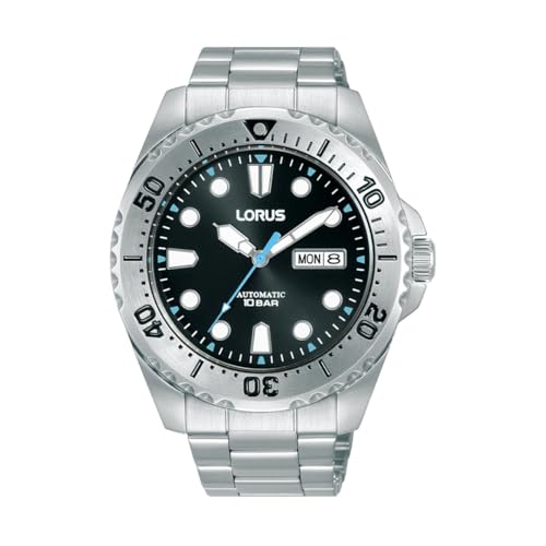 LORUS Herren Analog Automatik Uhr mit Edelstahl Armband RL471BX9 von Lorus