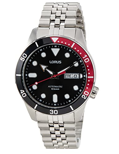 Lorus Herren Analog Automatisch Uhr mit Metall Armband RL447AX9 von Lorus