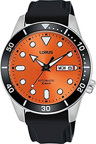 Lorus Herren Analog Automatisch Uhr mit Silicone Armband RL453AX9 von Lorus