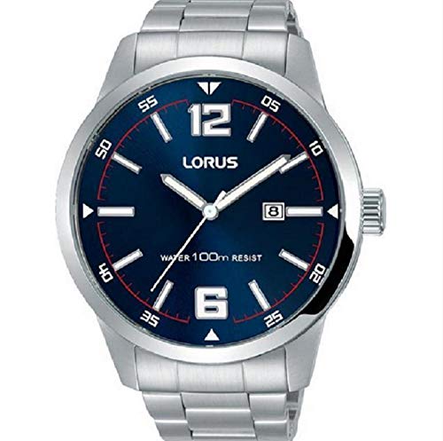 Lorus Herren Analog Klassisch Quarz Uhr mit Edelstahl Armband RH977HX9 von Lorus