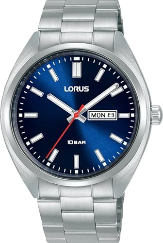 Lorus Herren Analog Quarz Uhr mit Edelstahl Armband RH365AX9 von Lorus