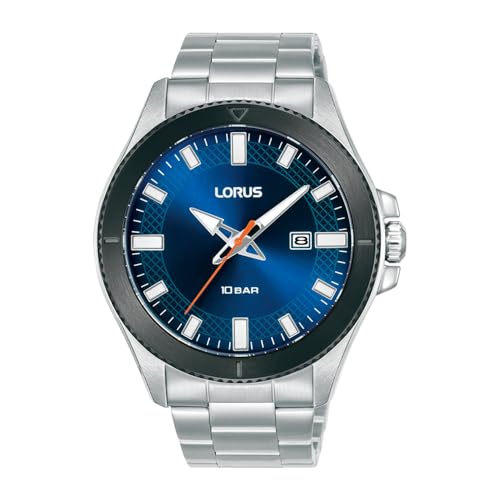 LOTUS Herren Analog Quarz Uhr mit Edelstahl Armband RH901QX9 von Lotus