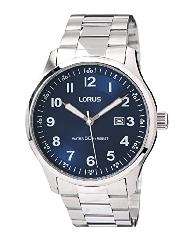 Lorus Klassik Herren-Uhr Edelstahl mit Metallband RH937HX9 von Lorus