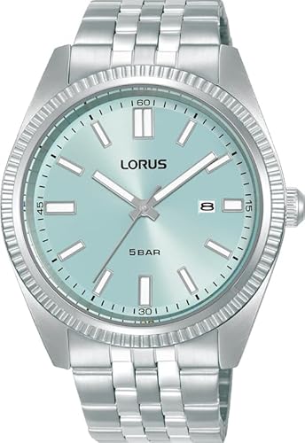 LORUS Unisex-Erwachsene Analog Quarz Uhr mit Edelstahl Armband RH969QX9 von Lorus