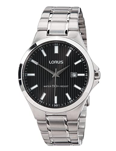 Lorus Klassik Herren-Uhr Edelstahl mit Metallband RH991KX9 von Lorus