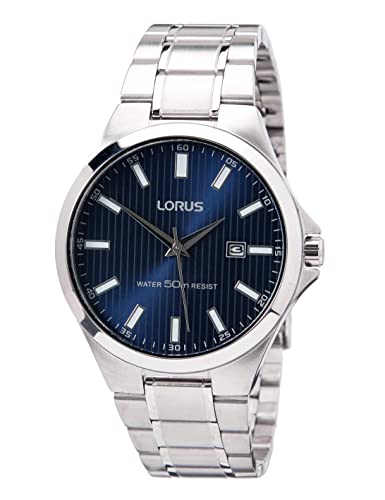 Lorus Klassik Herren-Uhr Edelstahl mit Metallband RH993KX9 von Lorus