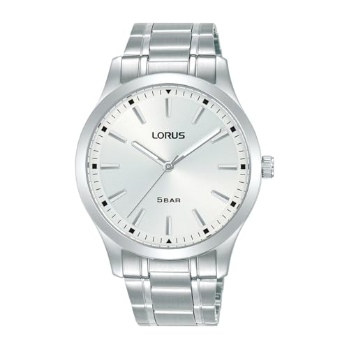 Lorus Herren Analog Quarz Uhr mit Edelstahl Armband RRX25JX9 von Lorus