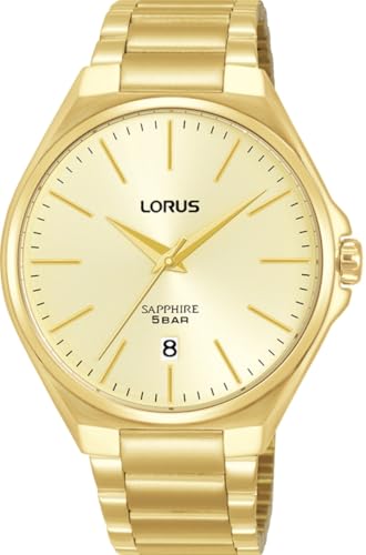 LORUS Herren Analog Quarz Uhr mit Edelstahl Armband RS950DX9 von Lorus