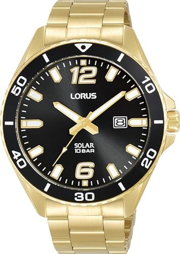 Lorus Herren Analog Quarz Uhr mit Edelstahl Armband RX366AX9 von Lorus