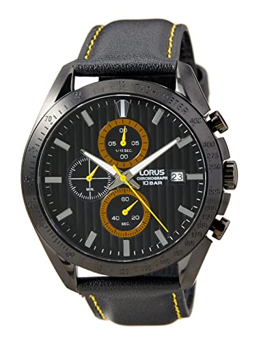 Lorus Herren Analog Quarz Uhr mit Leder Armband RM309HX9 Lorus Herren Analog Quarz Uhr mit Leder Armband RM309HX9 von Lorus