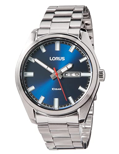 Lorus Herren Analog Quarz Uhr mit Metall Armband RH349AX9 von Lorus