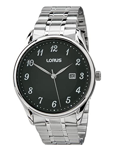 Lorus Herren Analog Quarz Uhr mit Metall Armband RH903PX9 von Lorus