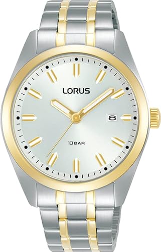 Lorus Herren Analog Quarz Uhr mit Metall Armband RH978PX9 von Lorus