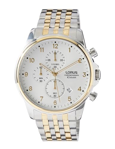 Lorus Herren Analog Quarz Uhr mit Metall Armband RM338JX9 von Lorus