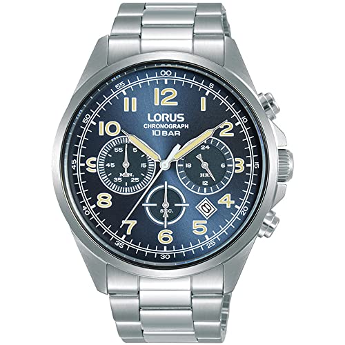 Lorus Herren Analog Quarz Uhr mit Metall Armband RT305KX9 von Lorus