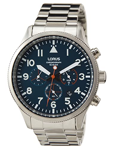 Lorus Herren Analog Quarz Uhr mit Metall Armband RT365JX9 von Lorus