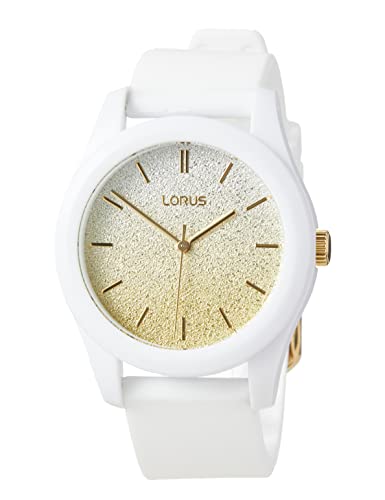 Lorus Herren Analog Quarz Uhr mit Silikon Armband RG271TX9 von Lorus