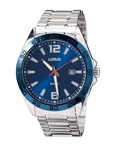 Lorus Sport Herren-Uhr mit Titankarbidauflage und Metallband RH913NX9 von Lorus