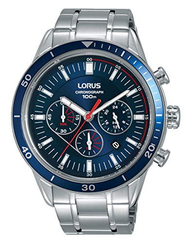 Lorus Sport Herren-Uhr Chronograph Edelstahl mit Metallband RT303HX9 von Lorus