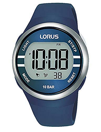 Lorus Herren Digital Quarz Uhr mit Silicone Armband R2339NX9 von Lorus