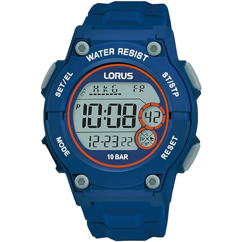 Lorus Herren Digital Quarz Uhr mit Silikon Armband R2331PX9 von Lorus