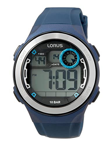 Lorus Herren Digital Quarz Uhr mit Silikon Armband R2383NX9 von Lorus
