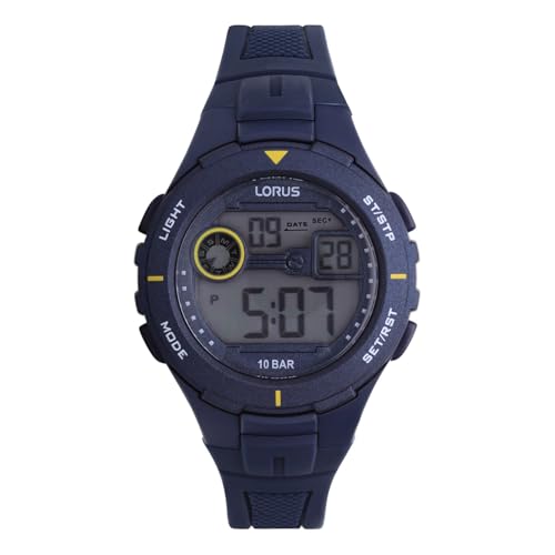 LORUS Herren Digital Quarz Uhr mit Silikon Armband R2383PX9 LORUS Herren Digital Quarz Uhr mit Silikon Armband R2383PX9 von Lorus