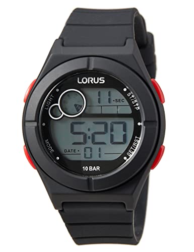 Lorus Jungen Digital Quarz Uhr mit Silikon Armband R2363NX9 von Lorus