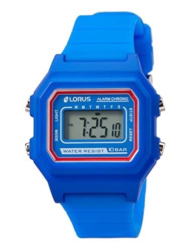 Lorus Kids - Chronograph Edelstahl und Kunststoff mit Silikonband R2319NX9 von Lorus